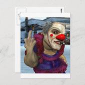 Filthy the Clown Briefkaart (Voorkant / Achterkant)