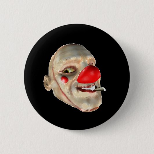 Filthy the Clown - face closeup Ronde Button 5,7 Cm (Voorkant)
