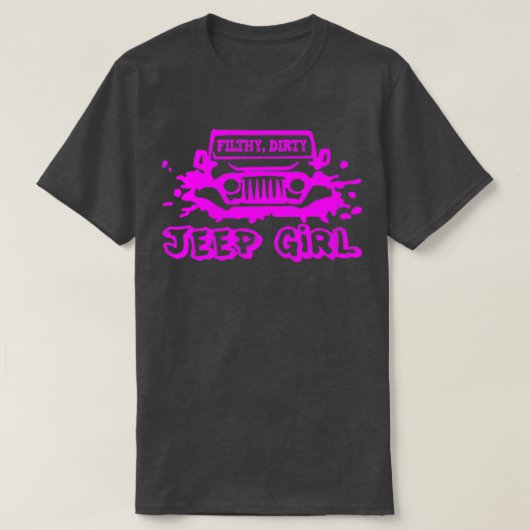 FilthyDirtyJeepGirl01 T-shirt (Design voorkant)
