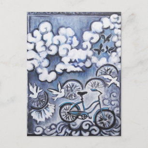 Filtreerproducten voor fiets briefkaart