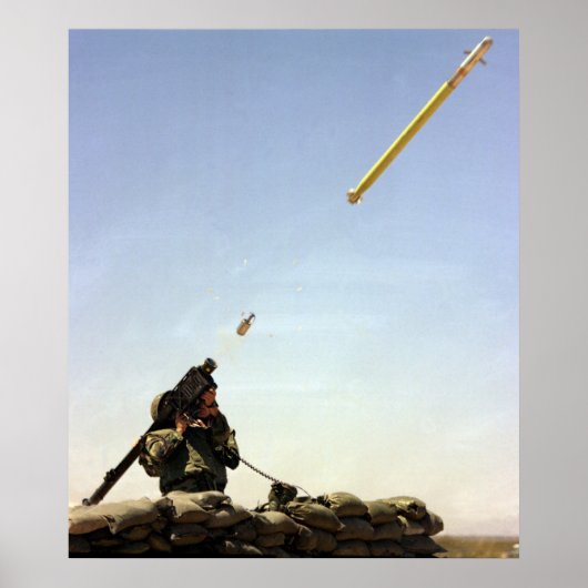FIM-92 Stinger Missile Poster (Voorkant)