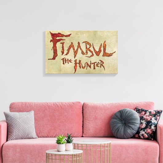 Fimbul de Hunter Canvas Afdruk (Insitu (Woonkamer))