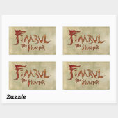 Fimbul de Hunter Rechthoekige Sticker (Vel)