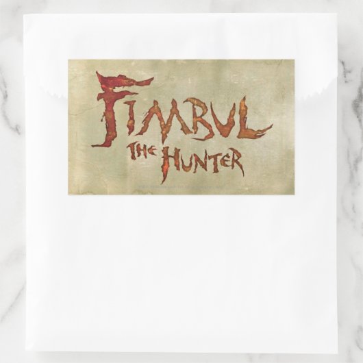 Fimbul de Hunter Rechthoekige Sticker (Tas)