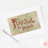 Fimbul de Hunter Rechthoekige Sticker (Envelop)