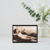 Fin De Siecle Tattooed Woman Visitekaartje (Staand voorkant)