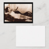 Fin De Siecle Tattooed Woman Visitekaartje (Voorkant / Achterkant)