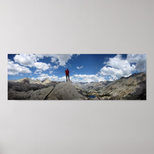 Fin Dome Panorama - John Muir Trail Poster (Voorkant)