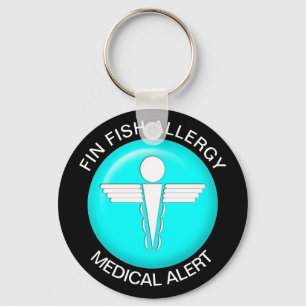 Fin Fish Allergy Sleutelhanger