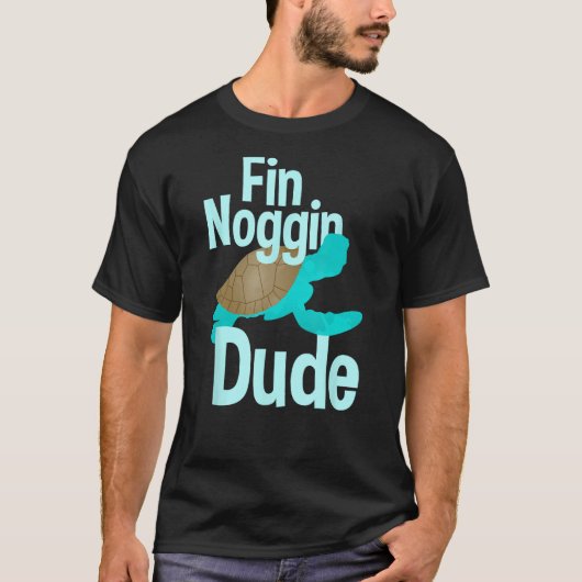 Fin Noggin Dude T-shirt (Voorkant)