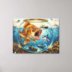 Fin Reversal – Ultieme Rolomkering Canvas Afdruk