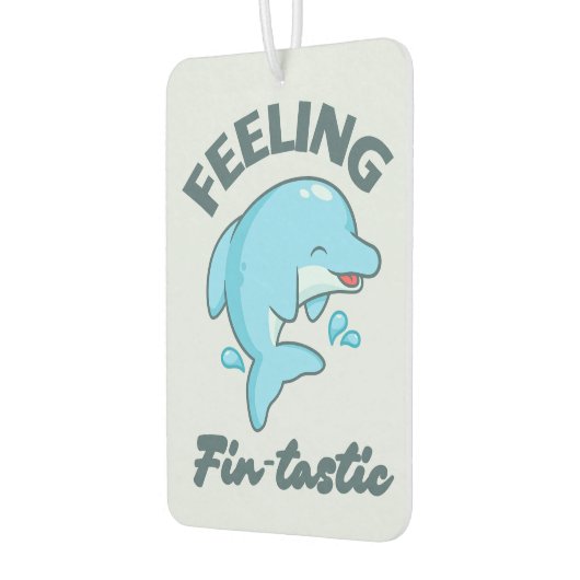 Fin-tastic (Fantastisch) Grappig Schattigee Dolfij Luchtverfrisser (Links)