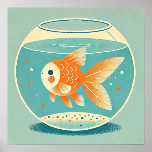 Fin-tastic Friend Poster (Voorkant)