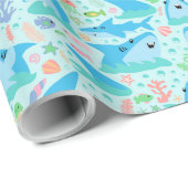 Fin-tastic haai verjaardagsfeestje Kinder onder he Cadeaupapier (Rol Hoek)