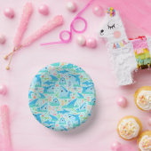 Fin-tastic haai verjaardagsfeestje Kinder onder he Papieren Kommen (Feest)