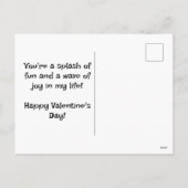 Fin-tastic Kind Vriendelijke Valentijnsdag Feestdagenkaart (Achterkant)