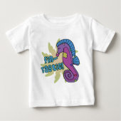 Fin-Tastic Seahorse Baby T-Shirt (Voorkant)
