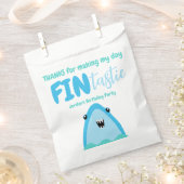Fin-tastic Shark Bedankt Kinder onder het Zee Bedankzakje (Geknipt)