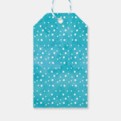 Fin-tastic Shark Birthday Favor Label Cadeaulabel (Achterkant)