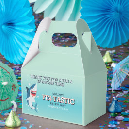 Fin-tastic Shark Jawsome Verjaardag Bedankdoosjes