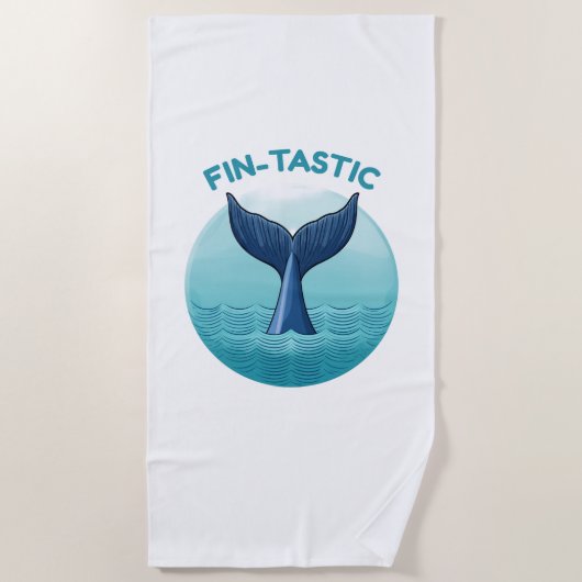 Fin-tastic Strandlaken (Voorkant)