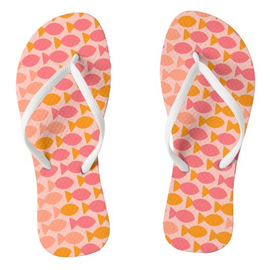 Fin-tastische kleurrijke Flipflops Teenslippers (Voetbed)