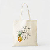 Fin Your Tribe Girl's Trip Bachelorette Vacation Tote Bag (Voorkant)