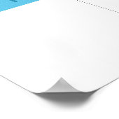 FINA-standaardgrafiek voor lange-cursuszwembad Poster (Hoek)