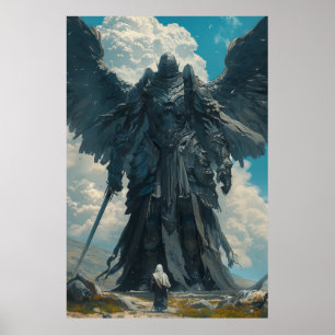 Final Boss Elder Scrolls - Een kolossale zwarte ri Poster
