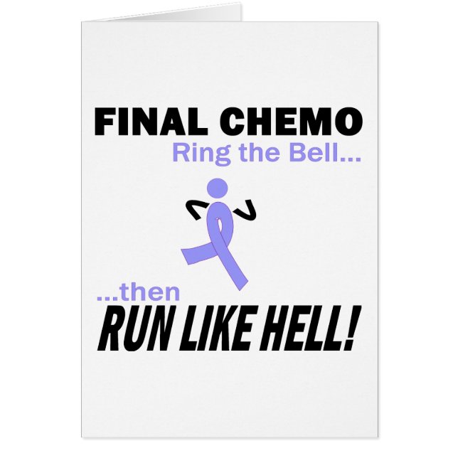 Final Chemo run like Hell - Lavender Ribbon (Voorkant)