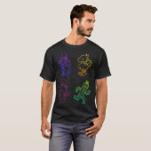 Final Fantasy Overzichten retro T-shirt (Voorkant volledig)
