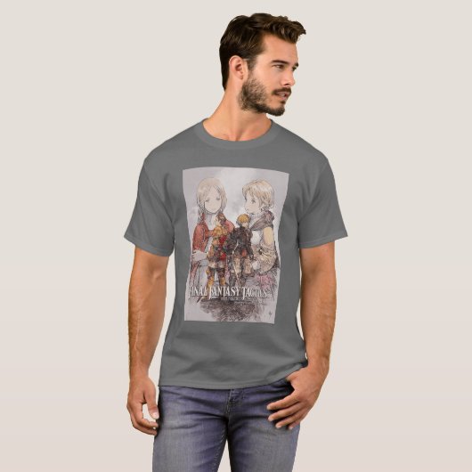 Final Fantasy Tactics The Ivalice Chronicles Key V T-shirt (Voorkant volledig)