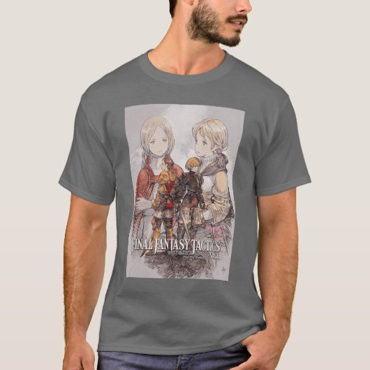 Final Fantasy Tactics The Ivalice Chronicles Key V T-shirt (Voorkant)