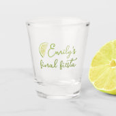 Final Fiesta Bachelorette Party Favor Shot Glas (Voorkant)