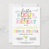 Final Fiesta Bachelorette Party Kaart (Voorkant)