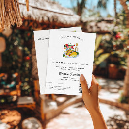 Final Fiesta Bachelorette Weekend Invitation Kaart