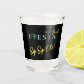 Final Fiesta Cactus Mexicaans vrijgezellenfeest Shot Glas (Voorkant)