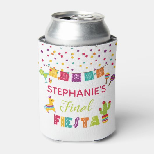 Final Fiesta Koelbox - Wit Blikjeskoeler (Blikje Voorkant)