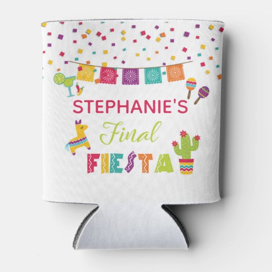 Final Fiesta Koelbox - Wit Blikjeskoeler (Voorkant)