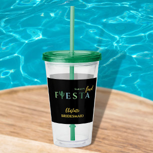 Final Fiesta Mexican Bachelorette Party Acryl Drinkbeker