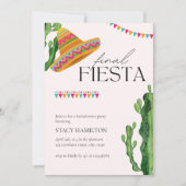 Final Fiesta Mexican Bachelorette Party Kaart (Voorkant)