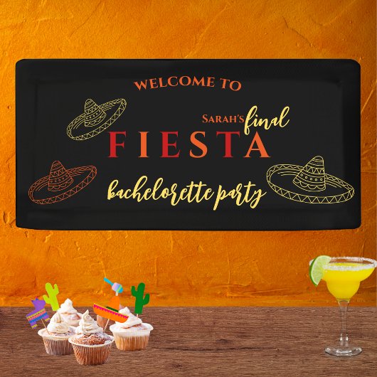 Final Fiesta Mexican Bachelorette Party Spandoek