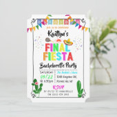 Final Fiesta Mexicana Bachelorette Party Kaart (Staand voorkant)