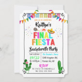 Final Fiesta Mexicana Bachelorette Party Kaart (Voorkant)