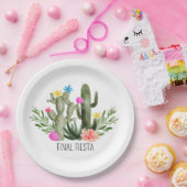 Final Fiesta Party Paper Plates Papieren Bordje (Feest)