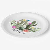 Final Fiesta Party Paper Plates Papieren Bordje (Gekanteld)