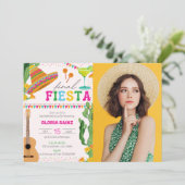 Final Fiesta Photo Bachelorette Party Kaart (Staand voorkant)