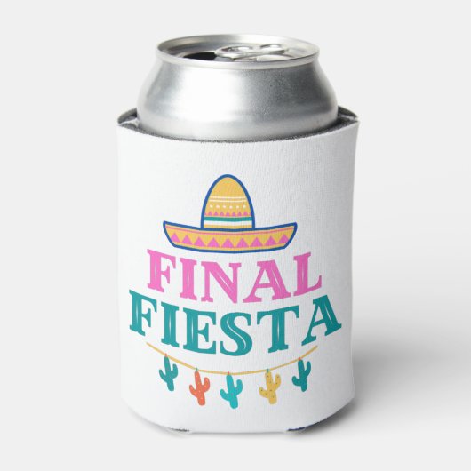 Final Fiesta Sombrero Blikjeskoeler (Blikje Voorkant)