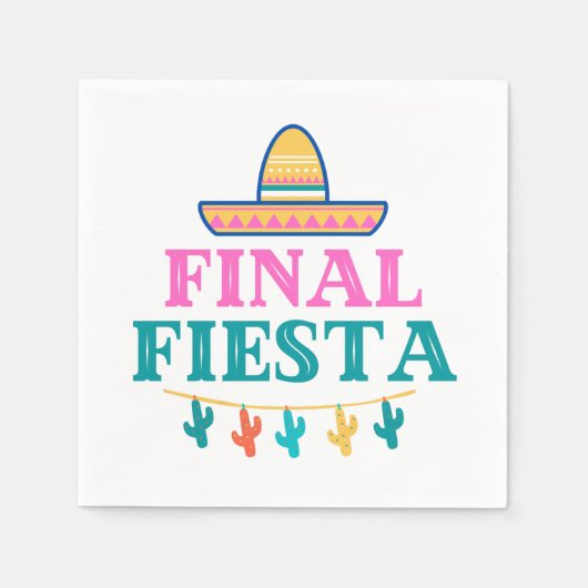 Final Fiesta Sombrero Servet (Voorkant)