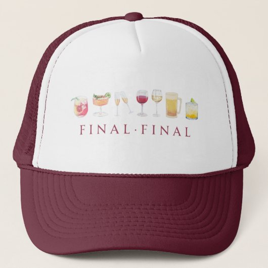 Final final trucker hat trucker pet (Voorkant)